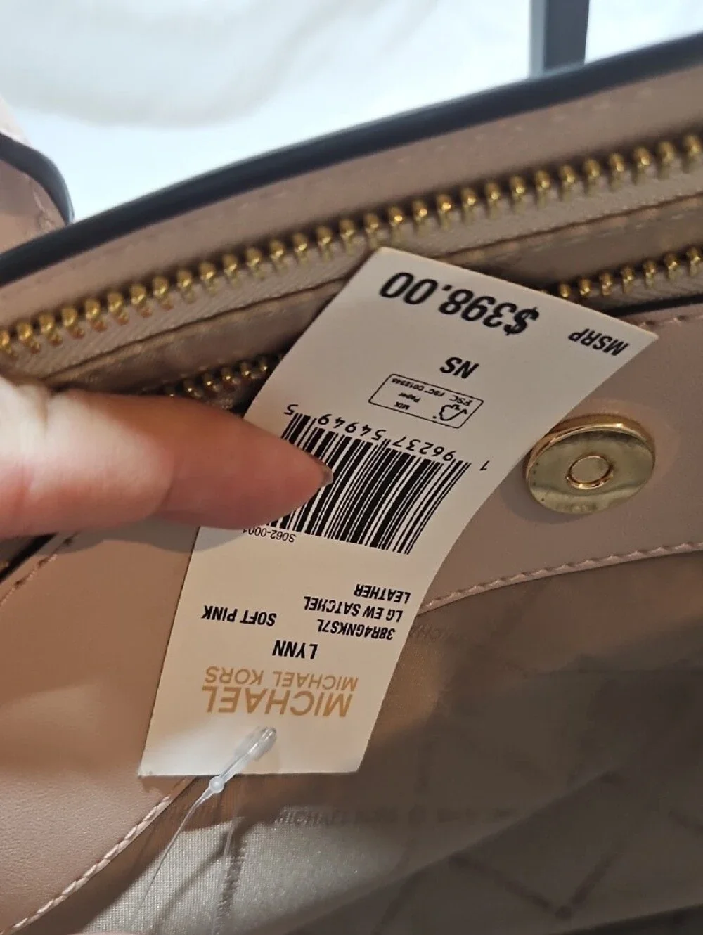 Michael Kors Blush Pink Saffiano Leather Satchel with Matching Wallet
